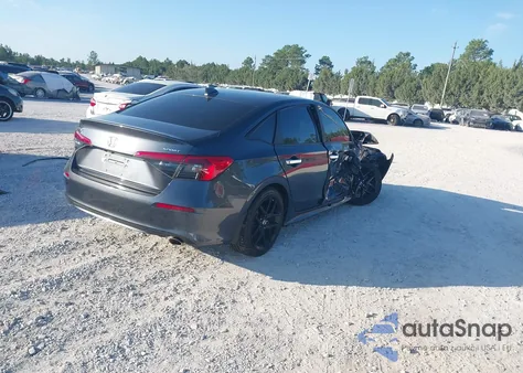 2022 Honda Civic Sport z USA, uszkodzony, nr VIN 2HGFE2F51NH507181